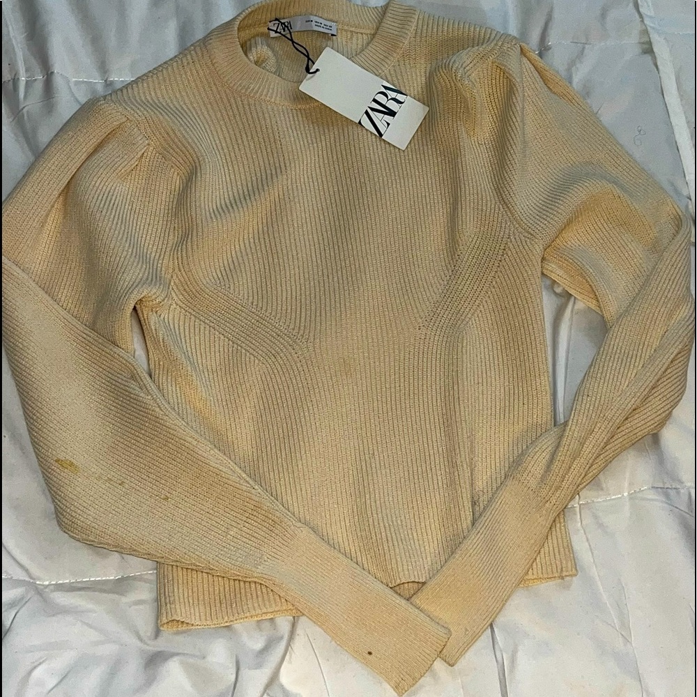 Cream Zara Sweater